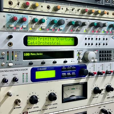 Klark Teknik DN-7454 Multiprocessor rack effects processor reverb image 2