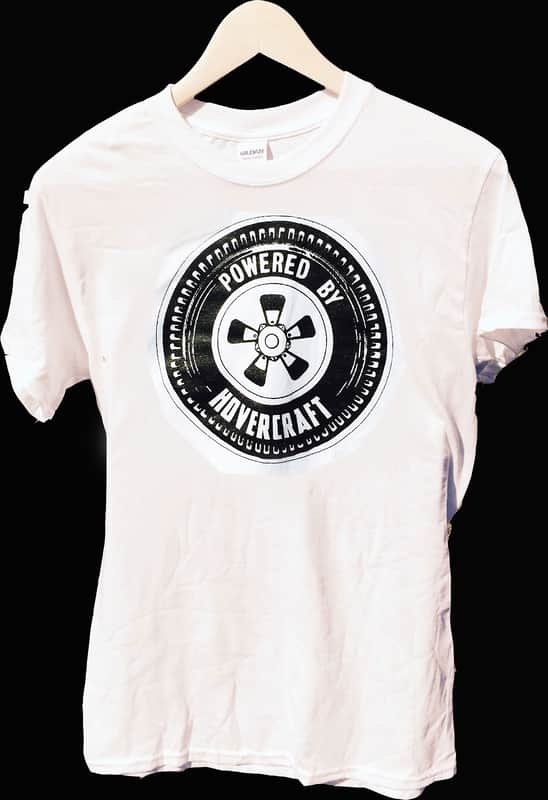 Hovercraft Amps - Halibrand 60's Drag Mag wheel shirt- small - hotrod vintage image 1