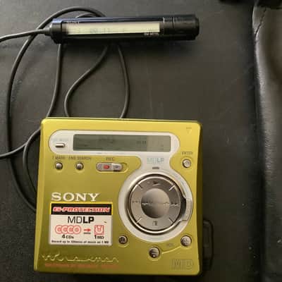 Sony MZ-R700 1996 Metallic Lime Green Walkman Recorder image 1