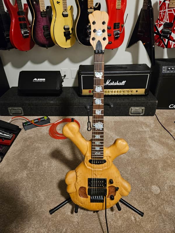 "The Skeletar" Custom Handcrafted in the USA! 2014-15 Natural Satin "Antique Bone Maple" 1 of a Kind Collectible... image 1