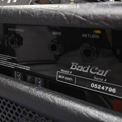 Bad Cat Black Cat Handwired Series 2-Channel 20-Watt 1x12" Guitar Combo - Black image 11