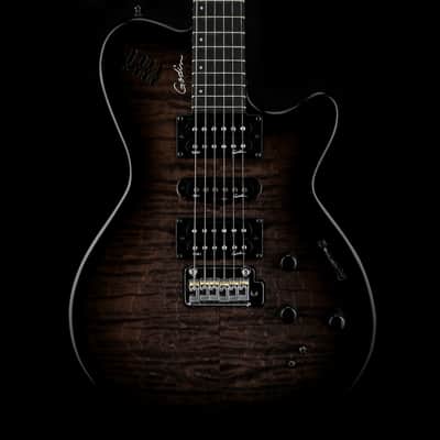 Godin xtSA Leaftop in Trans Black with Gigbag image 1