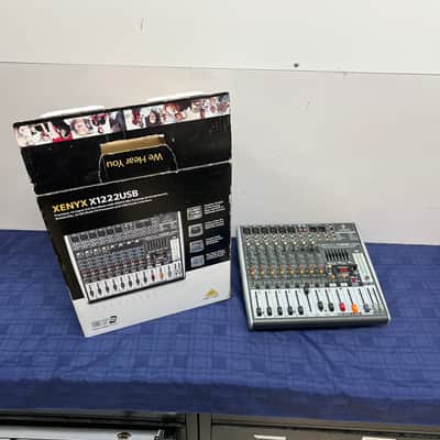 Behringer Xenyx X1222USB 16-Input Mixer with USB and Effects for Parts or Repair image 8