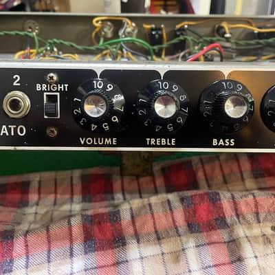 1963' USA made Fender Bandmaster transition era Blonde Tolex Head & Cabinet - AB763 circuit image 6