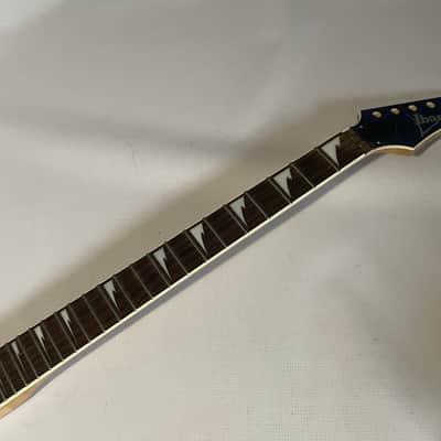 2000's Indonesian Ibanez RG4EX1 Wizard II 24 Fret AANJ Guitar Neck Floyd Ready (Blue Headstock Finish)