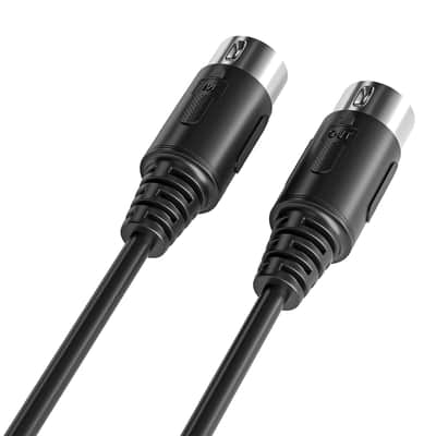 1 Pack 5 Pin DIN MIDI Cable OFC Wire for Keyboard, Rack Synth, Sampler, Sound Source and Other Music Gear. MD-PRO 1 Pack (15Feet) image 3