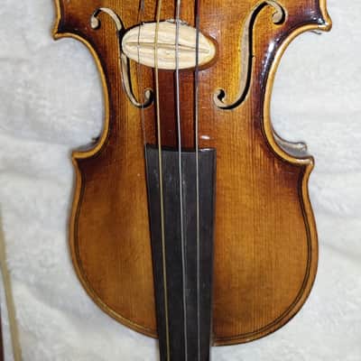 Vintage 1961 German Built Acoustic Violin Outfit (Stradivarius Model 271) 1/16 Fiddle image 6