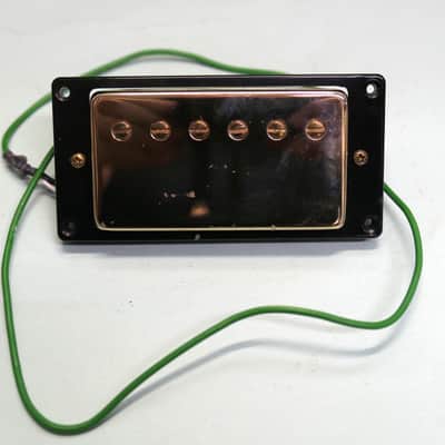 Ibanez SUPER 58 Humbucker Pickup Bridge Gold with Black Ring off George Benson LGB30 image 2