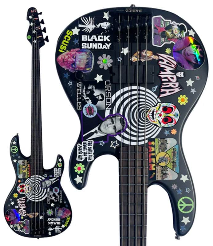 Limited Edition (1 of 6) Autographed Piggy D ESP Bass Guitar with COA from Party Monster