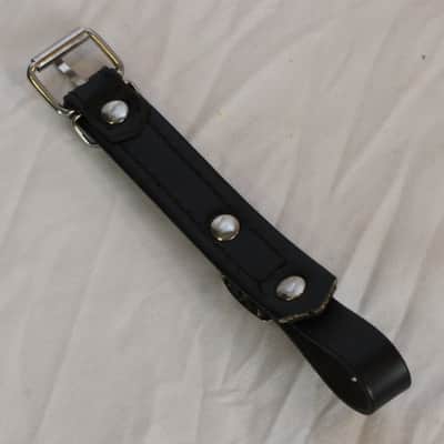 Black Accordion Shoulder Strap Shortener Width (2.5cm / 1in) Length (15.75cm / 6.25in) image 2