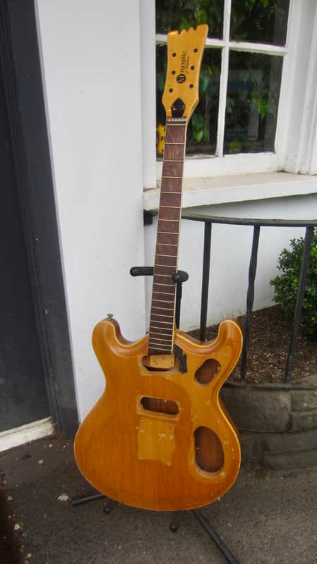 1960s Mosrite Joe Maphis Body and Neck Project - Original - Natural image 1