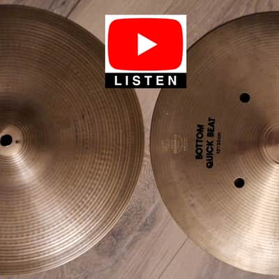 Zildjian Avedis Quick Beat Hi-Hat 13" 950g/1144g 1996-1997 - Traditional image 1
