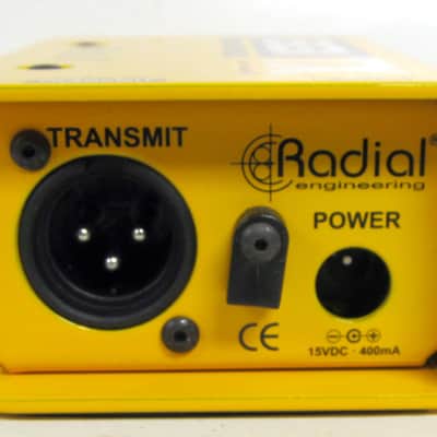 Used Radial SGI Studio Guitar Interface Instrument Line Driver Yellow VGC image 9