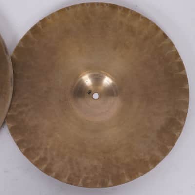 PAISTE | 602 Pre-Serial 1960s | Hi-Hat Cymbal Pair | 14"-14" image 9
