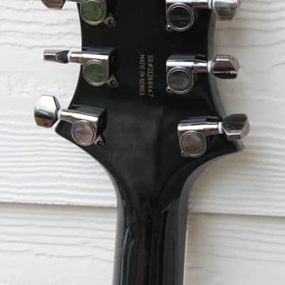 B.C. Rich Warlock N.J. Neck Thru Series Korea Guitar Translucent Black Quilt Top + Hard Case image 22