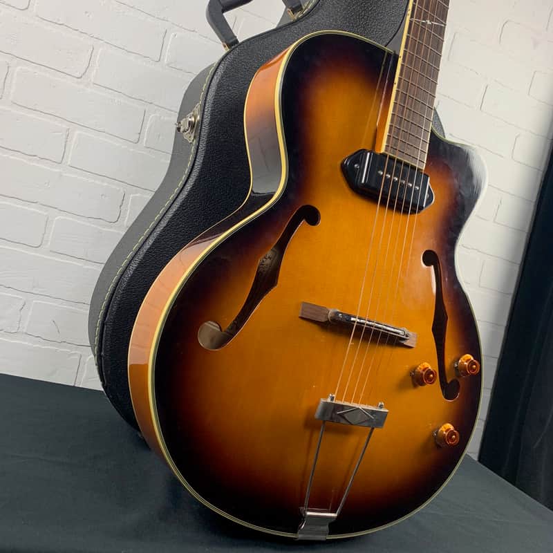 Alvarez AD65CE Archtop Acoustic Electric P-90 Pickup w/ Case image 1