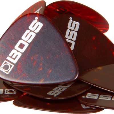 Boss Shell Celluloid Picks - 72 Pack - Heavy image 2