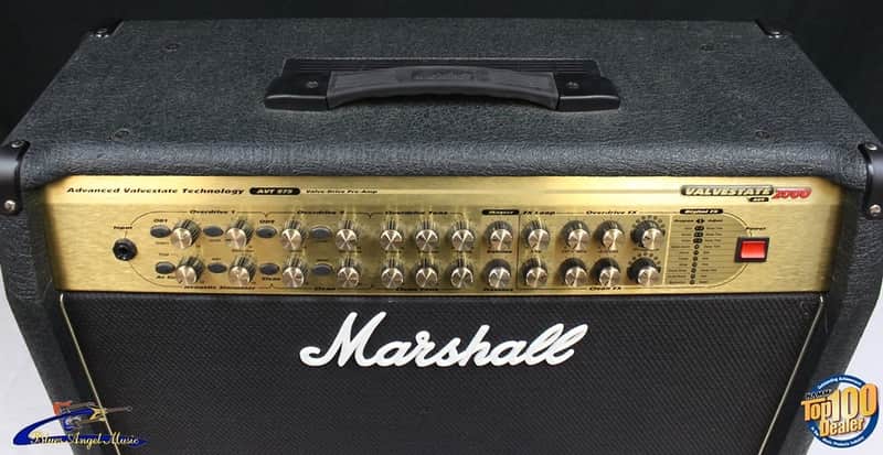 Marshall AVT275 2x12 Combo Guitar Amp w/ Footswitch, Works Great