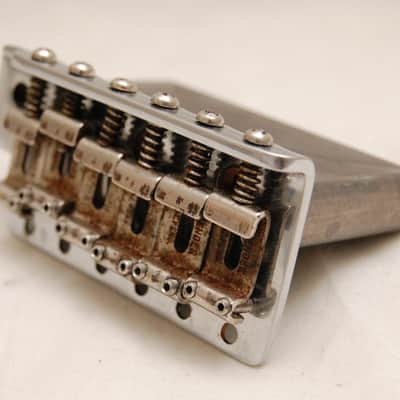Vintage Original Fender Strat USA 1950s Pre-CBS Bridge image 12