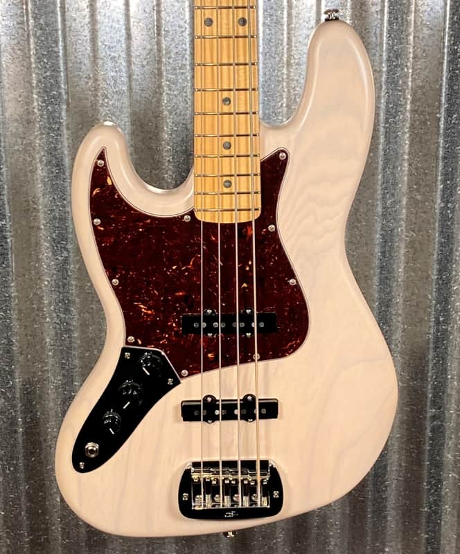 G&L USA 2017 Custom JB 4 String Jazz Bass Blonde Frost Left Hand & Case #4175 Used image 1