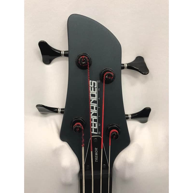 Fernandes Tremor 4 Deluxe Electric Bass - Gunmetal Blue Satin | Reverb