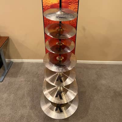 Zildjian Cymbal Store Display Storage Rack Vintage Crash Ride Hi Hat K A image 3