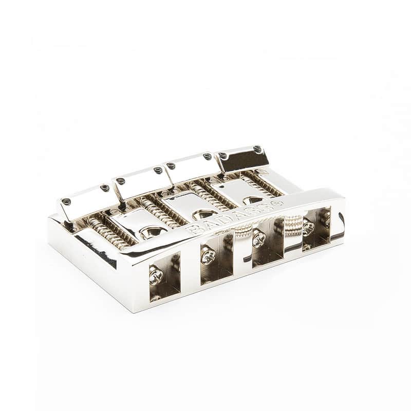 Badass Leo Quan Badass I Bass Bridge for 4-String Bass - Nickel Finish - New