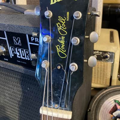 Burny Rockin’ Roll Singlecut Junior Jr MIJ 1980s - Vintage Sunburst image 4