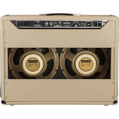 Fender Tone Master Twin Reverb 2x12" 85 Watt Solid State Guitar Combo Amplifier - Blonde image 4