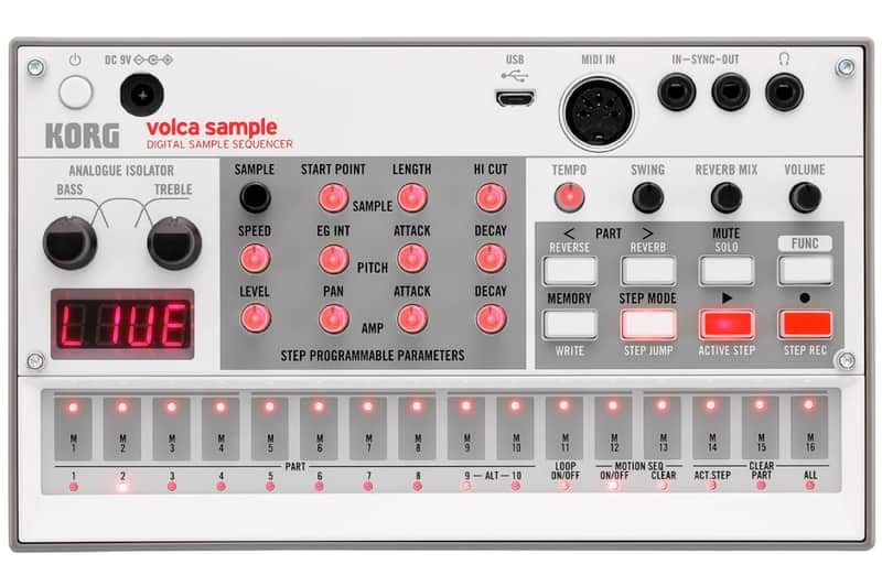 KORG VOLCA SAMPLE 2 : BRAND NEW :  [DETROIT MODULAR]