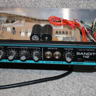 Made in USA Vintage Peavey Bandit 112 Teal Chassis - Fully Working - No Tariffs image 4
