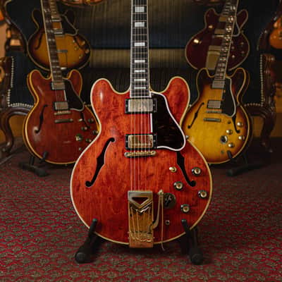 Gibson ES-355 TDC Stereo Sideways Vibrola Cherry 1962 image 21