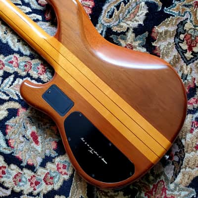 1980 Ibanez MC980 Musician 8 String Neck Thru Active Bass Guitar OHSC image 4