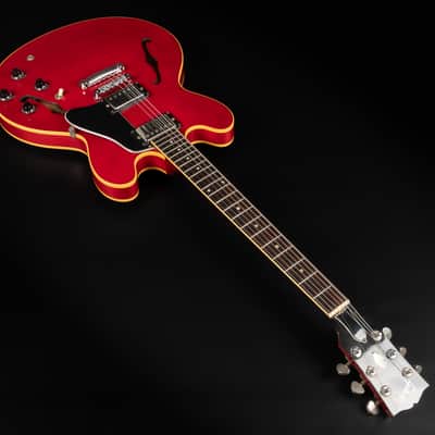 1990 Gibson ES-335 Dot Reissue - Cherry | Vintage USA Post Norlin Era Semi-Hollow Bill Lawrence Humbucker | OHSC image 7