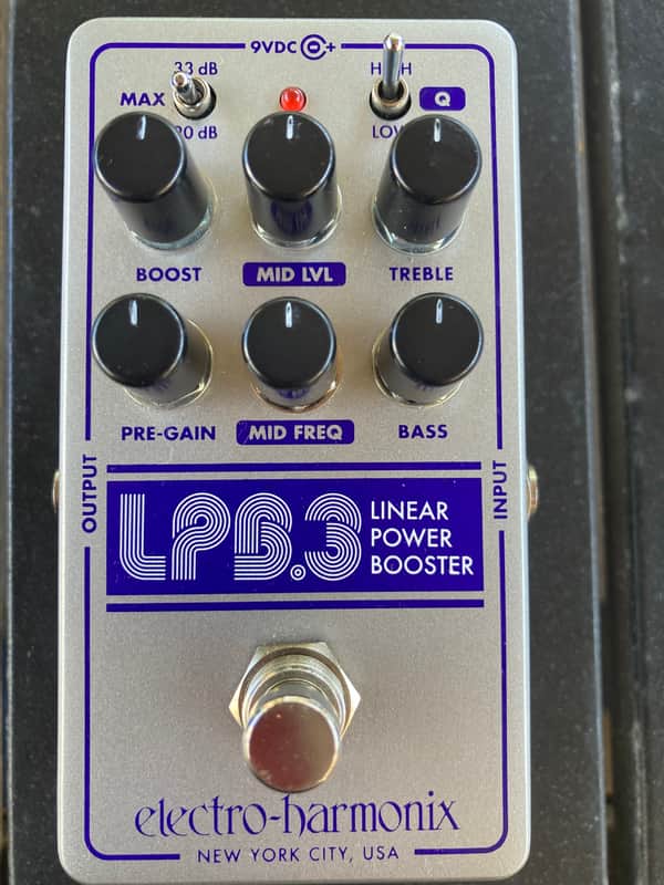 Electro-Harmonix LPB-3 Linear Power Booster 2024 - Present - Silver / Blue image 1