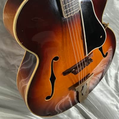 1939 Gibson L-5P Acoustic Archtop Hollowbody Guitar Original Sunburst Finish w/Original Hardshell “Airline” Case image 6