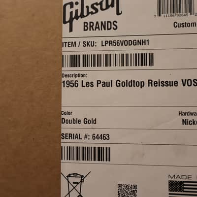 Gibson 1956 Les Paul Goldtop Reissue VOS image 12