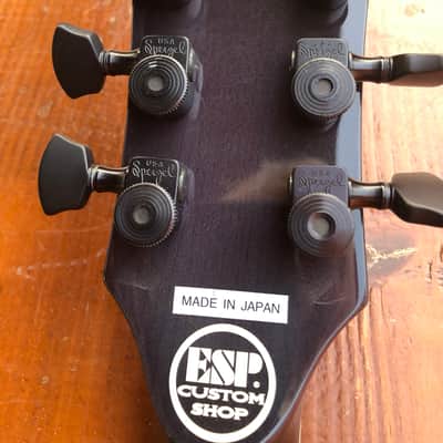ESP Kiso Custom Shop Eclipse CTM 2009 See-thru Black image 16