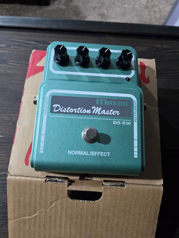 Maxon DS830 Distortion Master w/original box, power supply image 1