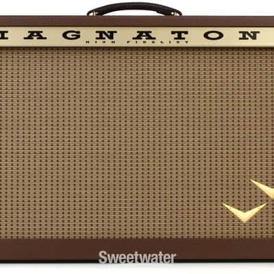 Magnatone Twilighter Stereo - 2 x 12-inch 22+22-watt Tube Combo - Brown Tolex (TwilighterSd1) image 2