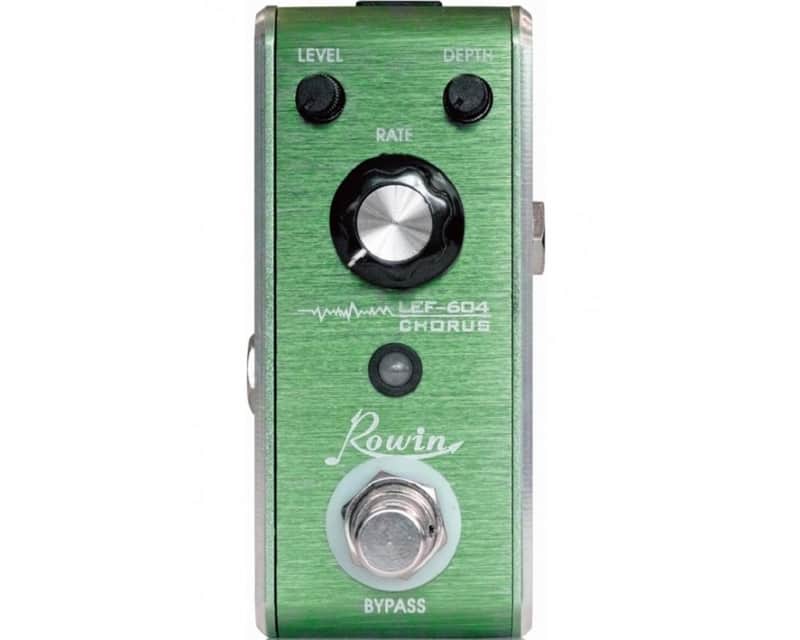 Rowin LEF-604 Analog Chorus uses rare MN3007 CHIP/BBD Guitar Pedal Bypass 600 Series Their NiceStuff image 1