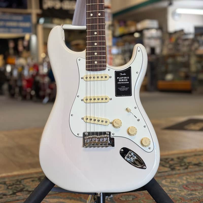Fender Player II Stratocaster, Chambered Ash, White Blonde #347 W/ Free Shipping image 1