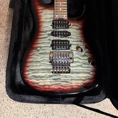 Charvel MJ San Dimas Style 1 HSH FR PF QM 2020 - Present - Midnight Glow image 2