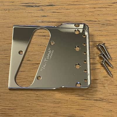 Gotoh Cutaway Telecaster Bridge Nickel Fender Tele In Tune Cut Away Vintage Style 3 Saddle image 1