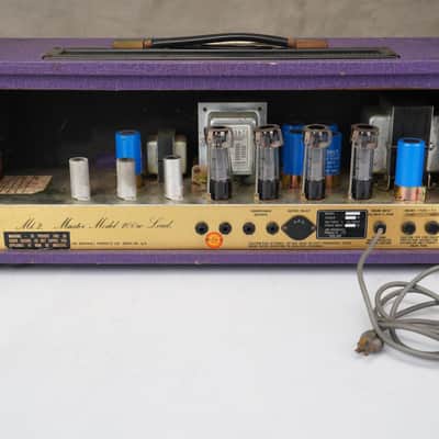 Marshall JMP Mk 2 Master Model 100w Lead 2203 Purple Levant Amplifier #59029 image 12