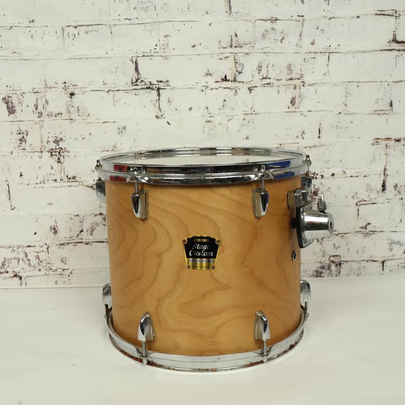 Vintage Yamaha Stage Custom Standard 14"x12" Natural Rack Tom Drum image 1