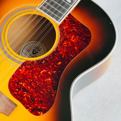 Guild F-412 12-String Jumbo Acoustic Guitar 2005 - Sunburst image 6