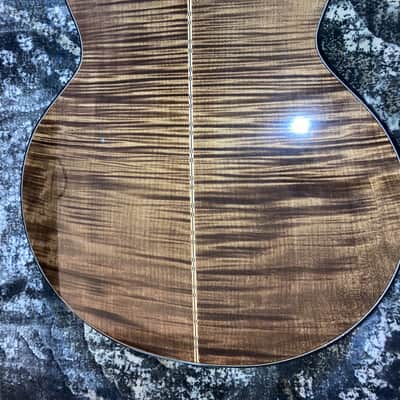 August acoustic electric jumbo usa made guitar image 5