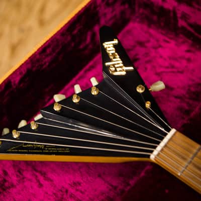 Roger Giffin built 1994 Gibson Custom Shop Korina Explorer 7 string 36 fret image 3