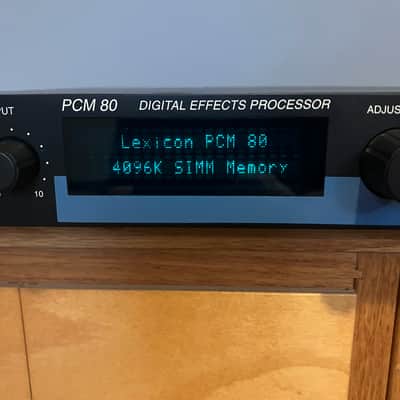 Lexicon PCM-80 Digital Effects Processor — Stereo Reverb / Delay / Multi-FX image 13